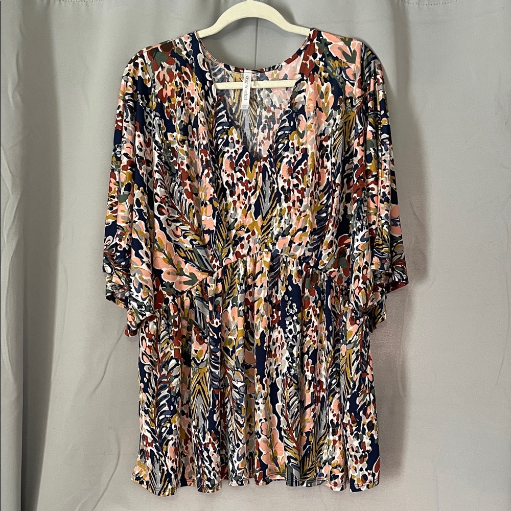 Floral Multicolor Women's Top by Dear Scarlett